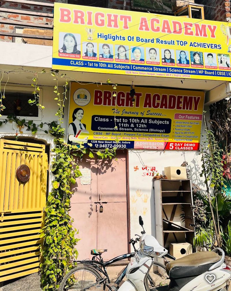 Bright Academy building, New Gouri Nagar, Indore